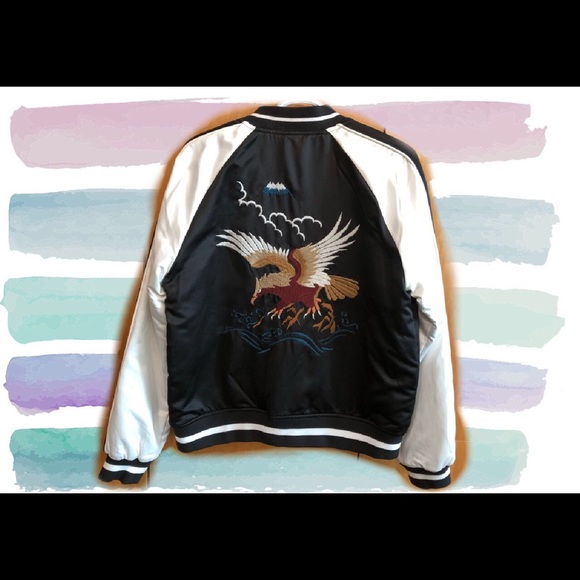 Quilted Embroidered Bomber - Picture 2 of 2